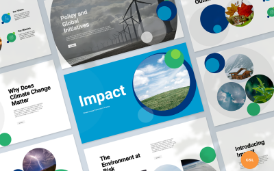 Klimaatverandering presentatie Google Slides sjabloon