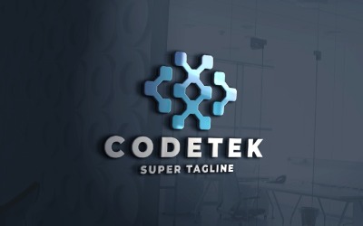 Логотип технологии цифрового кода