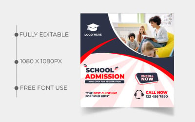 Back to School Social Media Post Banner Ver-29