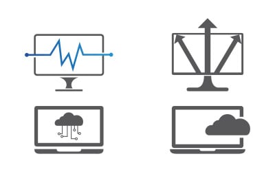 Computer Services logo Vector icon design illustration v.2