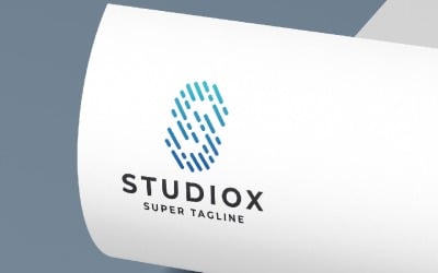 Шаблон логотипа Studiox Letter S