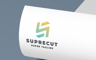 Шаблон логотипа Suprecut Letter S