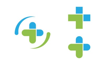 Sjukhus Hälsosamt liv Medicinsk ikon designmall v3.2