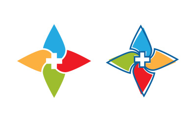 Hospital Healthy life Medical icon design template v3.11