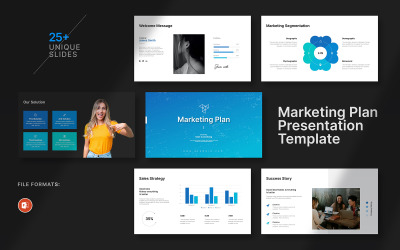 Šablona PowerPointu pro globální marketingový plán