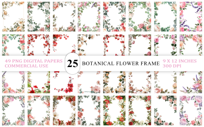 Soft &amp;amp; Vibrant Garden Bloom | Romantic Garden Rose &amp;amp; Bloom PNG | Luxury Event Invitation