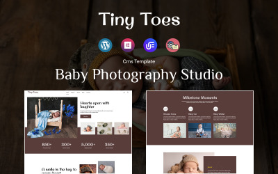 TinyToes – тема WordPress для дитячої фотографії