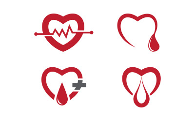 Векторная иконка донора крови (Drop Blood Donor) v.2