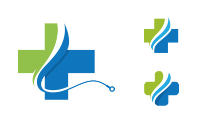 Ziekenhuis Gezond leven Medisch pictogram ontwerp sjabloon v3.3