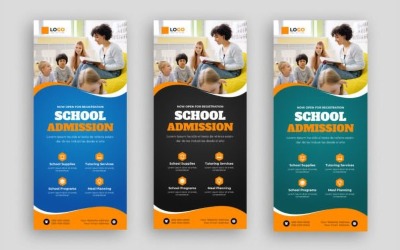 Back to School Rack Card or DL Flyer Template Ver-1