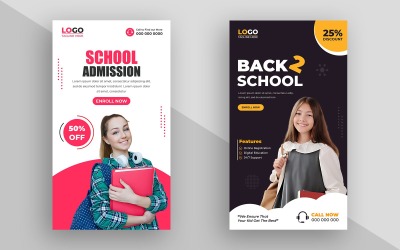 Back to School Social Media Story Template Ver-11
