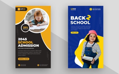Back to School Social Media Story Template Ver-9