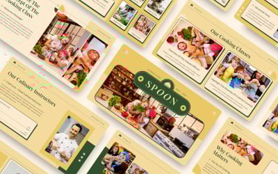 Šablona Google Slides pro kurz vaření