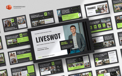Шаблон PowerPoint для SWOT-аналізу Liveswot