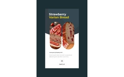 Instagram Stories Strawberry Varian Bread