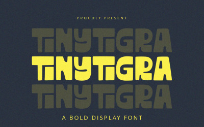 TinyTigra - Fet visningstypsnitt