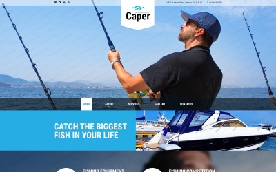 Caper Website-Vorlage