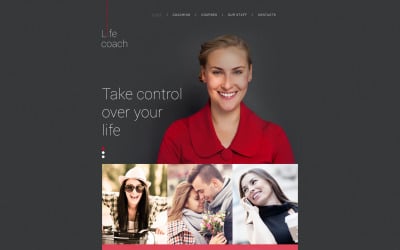 Life Coach Website-Vorlage