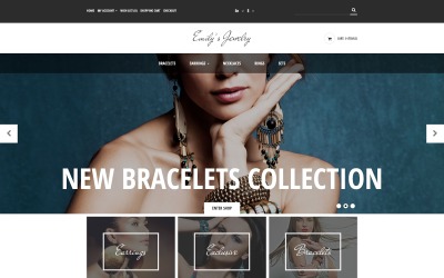 Responsive Handmade Jewelry OpenCart Template #53968