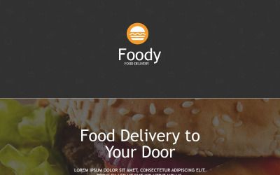 Responsive Newsletter Vorlage für Lieferservice #53955