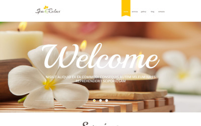 Responsywny motyw WordPress #53932 na temat: akcesoria SPA