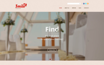 Reszponzív Smile WordPress Theme WordPress sablon 53940