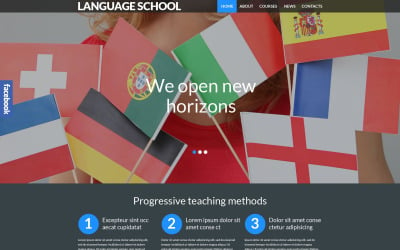 Sprachschule Responsive WordPress Theme
