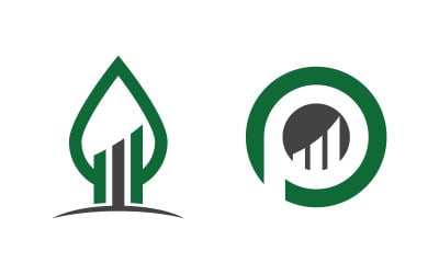Business Finance icon Logo design illustration v3.3