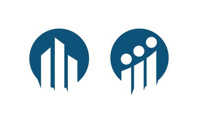 Business Finance icon Logo design illustration v3.4