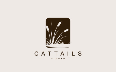 Cattails River Logo Çim Tasarımı Basit V3
