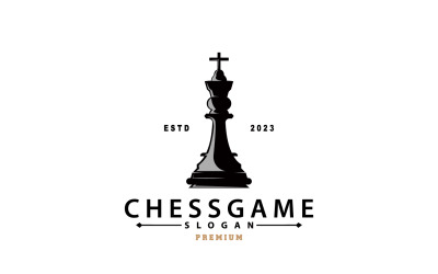 Chess Game Logo Chess Piece Design V8