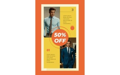 Instagram Stories 50% Off Sale