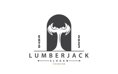 Axe Logo Simple Design Illustration Symbol V5
