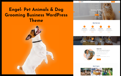 Engel - Pet Animals &amp;amp; Dog Grooming WordPress Theme