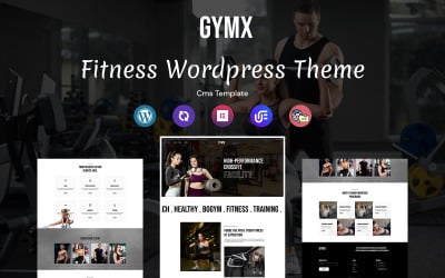 Gymx - Multifunctioneel responsief WordPress-thema voor sportscholen en fitness