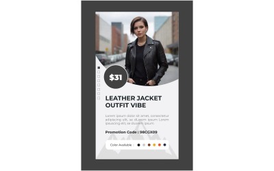 Instagram Stories Leather Jacket Outfit Vibe