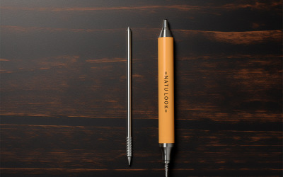 Pen mockup design, education mockup