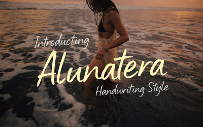 Alunatera 手写字体