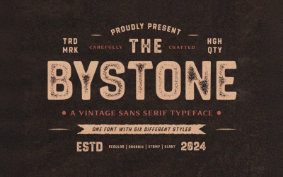 Bystone Vintage Display Sans Serif Font