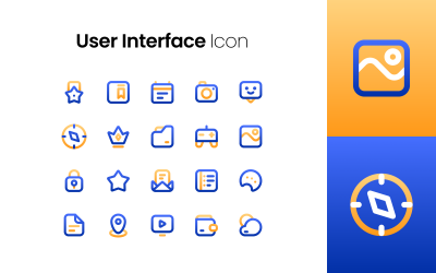 Ícone de gradiente da interface do usuário