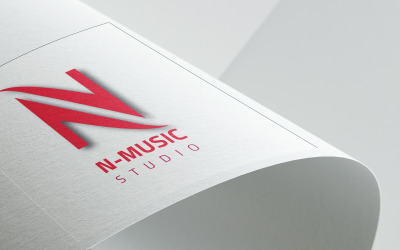 Minimal N Fashion Business Logo Design Concept For Style and Font