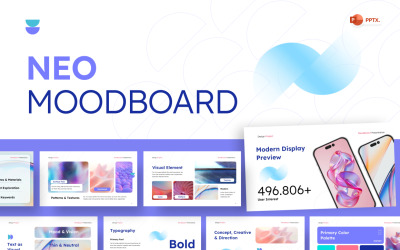 Neo Moodboard PowerPoint-mall