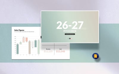 Шаблон презентации Pitch Deck для Google Slide