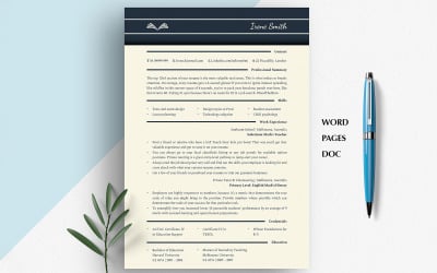 TEACHER RESUME EXAMPLES, Teacher Resume Simple, Teacher Resume Templates, Resume Template