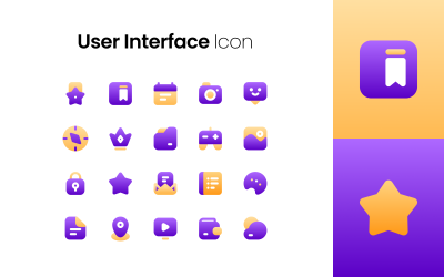 User Interface Gradient Filled Icon