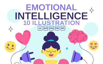 10 Illustration av emotionell intelligens