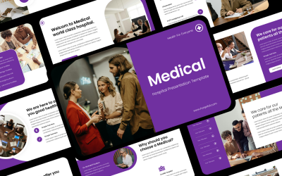 Medische presentatie Powerpoint-sjabloon