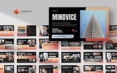 Mindvice – Powerpoint-Vorlage für Vergleichsanalysen