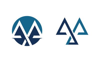 A Letter Logo Business Concept design Template v3.10