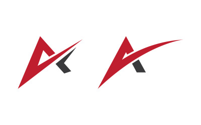 A Letter Logo Business Concept design Template v3.19